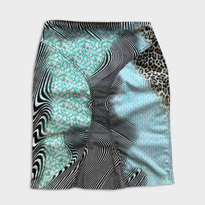 Roberto Cavalli All-Over Print Skirt