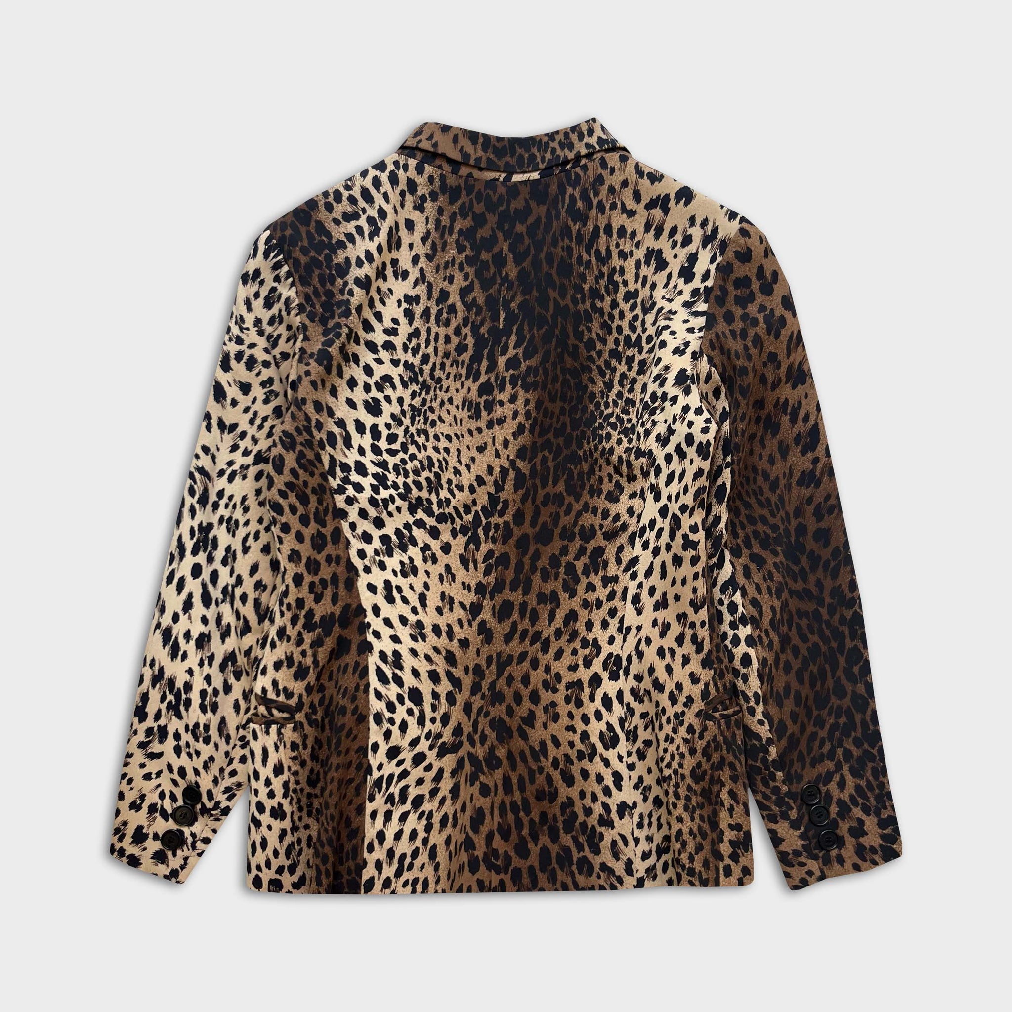 Vintage Leopard Print Blazer