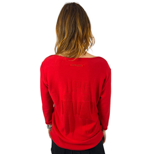 JPG Jeans knitted sweatshirt (Red)