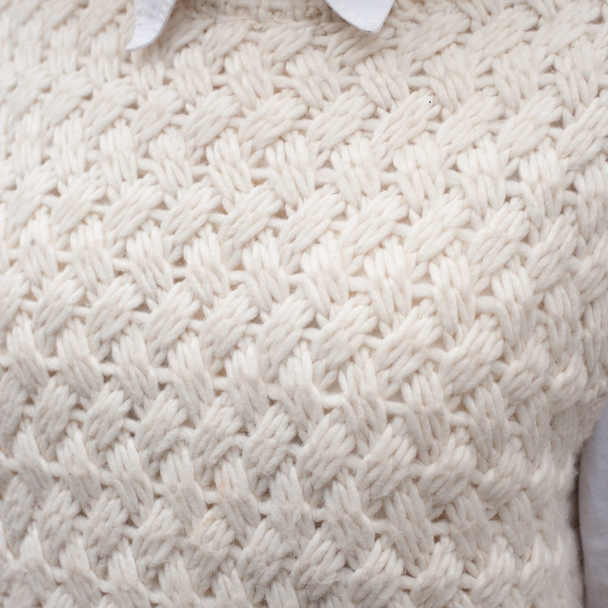 Roberto Cavalli Knitted Vest (Cream/Multi) UK 6-10
