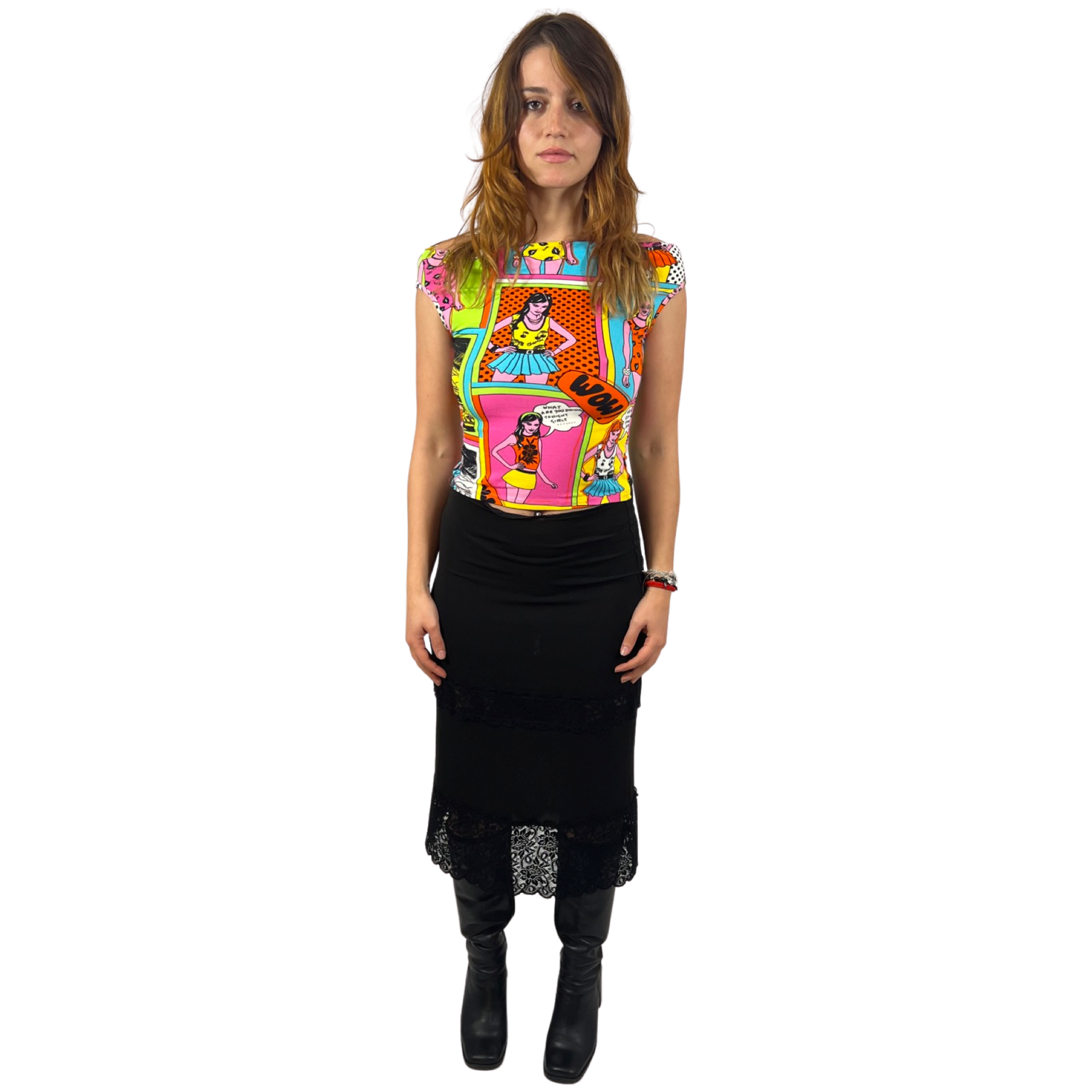 Vintage 'WOW' T-shirt (Multi)